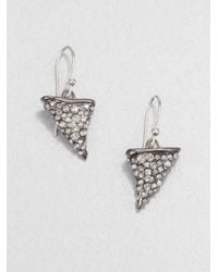 Alexis Bittar | Metallic Thorn Earrings Gunmetal | Lyst