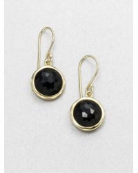 Ippolita | Lollipop Black Onyx & 18k Yellow Gold Mini Drop Earrings | Lyst