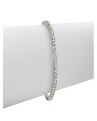 Roberto Coin | Metallic Diamond Pronged Tennis Bracelet | Lyst