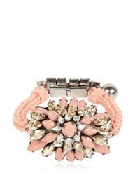 Shourouk | Pink Baraka Sierra Nude Bracelet | Lyst