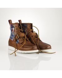 polo patchwork shoes