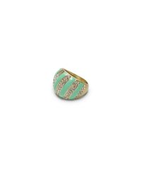Club Monaco | Multicolor Mint Crystal Statement Ring | Lyst