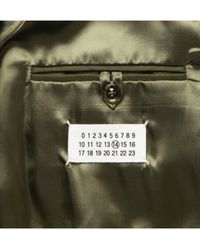 Maison Margiela | Green Silk Bomber Jacket for Men | Lyst