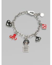 Marc By Marc Jacobs | Metallic Miss Marc and Friends Charm Bracelet | Lyst