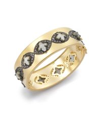 Belargo | Metallic Marquis Station Bangle | Lyst