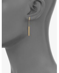 Gucci | Yellow 18k Gold Drop Earrings | Lyst