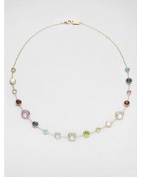 Ippolita | Metallic Multi Gemstone and 18k Yellow Gold Necklace | Lyst