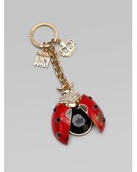Juicy Couture | Red Ladybug Key Ring | Lyst