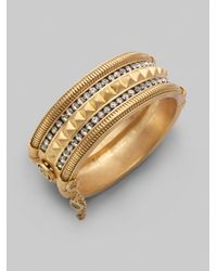 Juicy Couture | Metallic Pyramid Stone Bracelet | Lyst