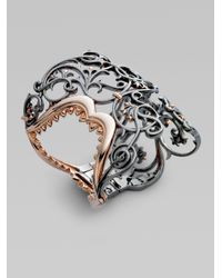 Stephen Webster | Metallic Filigree Shark Jaw Cuff Bracelet | Lyst
