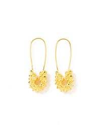 Tom Binns | Metallic Punk Pave Safety Binns Earring | Lyst