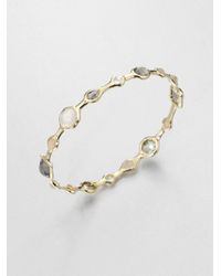 Ippolita | Metallic Semiprecious Multistone 18k Gold Bangle Bracelet | Lyst