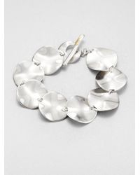 Ippolita | Metallic Sterling Silver Wavy Link Bracelet | Lyst
