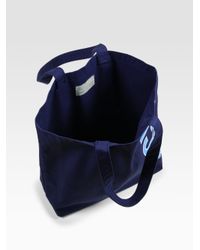 Jack Spade | Blue Canvas Logo Tote for Men | Lyst