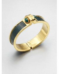 Kara Ross | Green Malachite Lizard Cuff Bracelet | Lyst