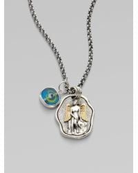 Konstantino | Metallic Sterling Silver 18k Yellow Gold Necklace | Lyst