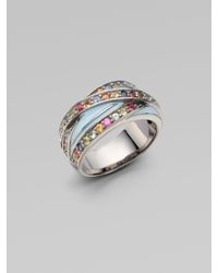 M.c.l Matthew Campbell Laurenza | Metallic Sapphire Sterling Silver Trinity Ring | Lyst