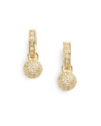 Sydney Evan | Metallic Diamond 14k Yellow Gold Earring Charms | Lyst