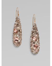 Alexis Bittar | Metallic Rose Dust Teardrop Earrings | Lyst