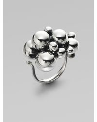 Georg Jensen | Metallic Grape Sterling Silver Ring | Lyst