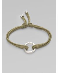 John Hardy | Natural Sterling Silver Bamboo Cotton Cord Bracelet | Lyst