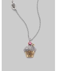 Juicy Couture | Metallic Cupcake Necklace | Lyst