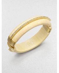 Kara Ross | Metallic Ivoryprint Cuff Bracelet | Lyst