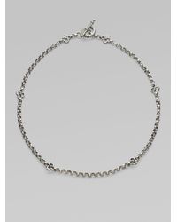 Konstantino | Metallic Classics Sterling Silver Flower Station Necklace | Lyst