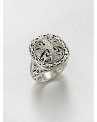 Konstantino | Metallic Sterling Silver Maltese Cross Ring | Lyst