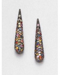 M.c.l Matthew Campbell Laurenza | Multicolored Sapphire & Sterling Silver Drop Earrings | Lyst