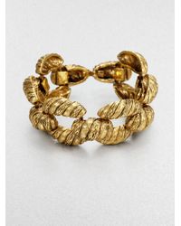 Aerin Erickson Beamon | Metallic Ropetextured Bracelet | Lyst