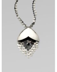 Giles & Brother | Metallic Taki Twotone Pendant Necklace | Lyst