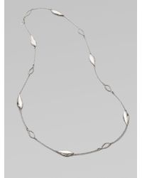 John Hardy | Metallic Sterling Silver Sautoir Necklace | Lyst