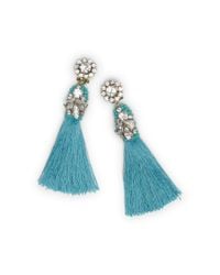 Club Monaco | Blue Rada Tassel Earring | Lyst
