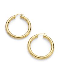 1AR By Unoaerre | Metallic Hoop Earrings | Lyst