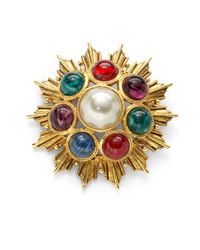 Ben-Amun | Metallic Byzantine Sunburst Brooch | Lyst