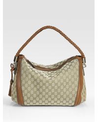 Gucci | Gray Bella Medium Hobo | Lyst