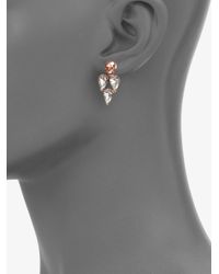 Joomi Lim | Pink Crystal Skull Stud Earrings | Lyst