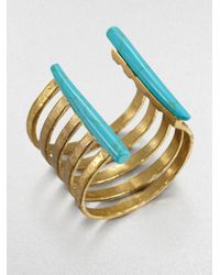 Kelly Wearstler | Green Banded Cuff Bracelet | Lyst