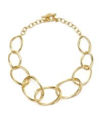 Slane | Metallic Aura Twisted Link Necklace | Lyst