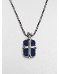 Stephen Webster | Metallic Mini Gothic Cross Pendant for Men | Lyst