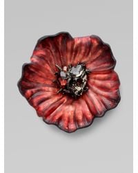 Alexis Bittar | Red Neo Deco Cluster Crystal Flower | Lyst