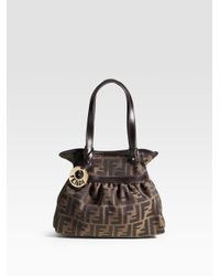 Fendi | Brown Mini Chef Mini Shopper Bag | Lyst
