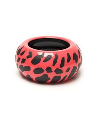Sonia Rykiel | Pink Leopard Print Bangle | Lyst