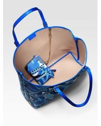 Emilio Pucci | Blue Beach Bag | Lyst