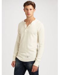 Gant Rugger | Natural Thermal Henley for Men | Lyst