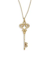 KC Designs | Metallic Diamond Key Pendant Necklace | Lyst