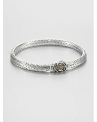 Scott Kay | Metallic Sterling Silver Kodiak Oval Bracelet for Men | Lyst