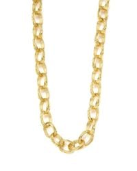 Slane | Metallic Aura Basketweave Link Necklace | Lyst