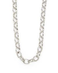 Slane | Metallic Oval Chainlink Necklace | Lyst
